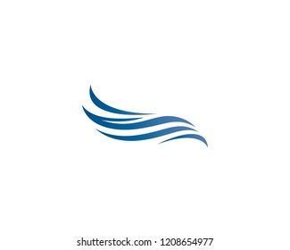 Wave symbol illustration