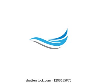 Wave symbol illustration