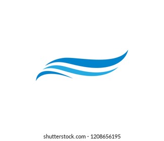 Wave symbol illustration