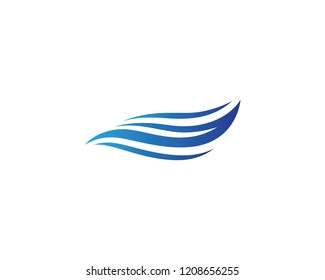 Wave symbol illustration