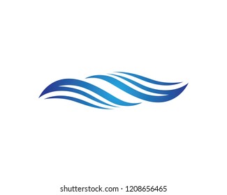 Wave symbol illustration