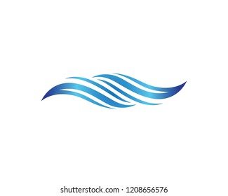 Wave symbol illustration