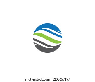 Wave symbol illustration