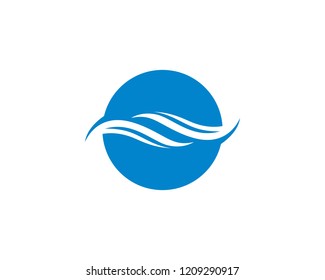 Wave symbol illustration
