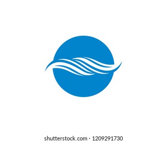 Wave symbol illustration