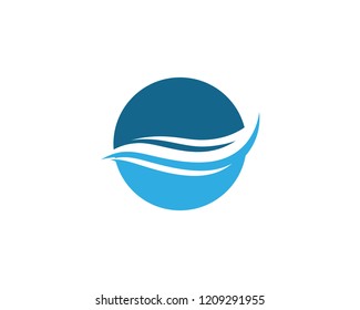 Wave symbol illustration