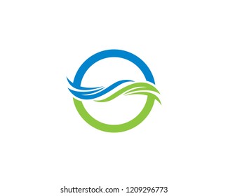 Wave symbol illustration