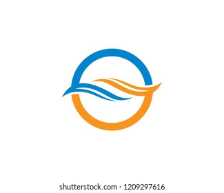 Wave symbol illustration