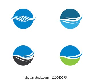 Wave symbol illustration