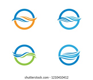 Wave symbol illustration
