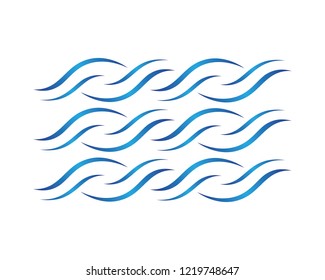 Wave symbol illustration