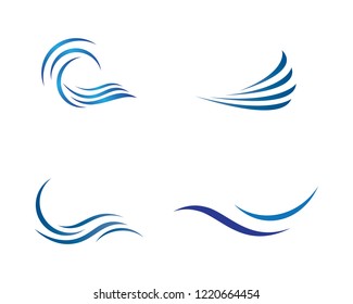 Wave symbol illustration