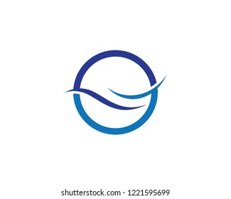 Wave symbol illustration