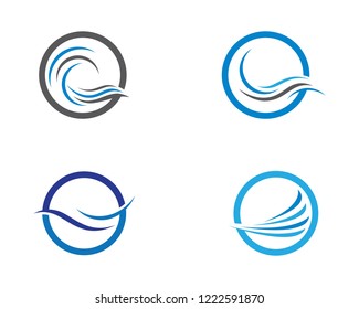 Wave symbol illustration