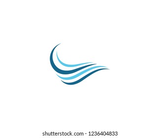 Wave symbol illustration