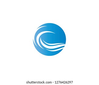 Wave symbol illustration