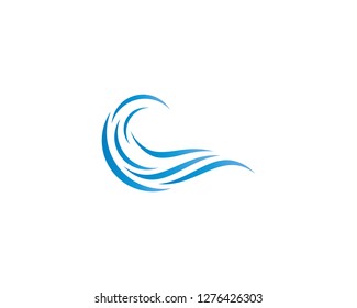 Wave symbol illustration