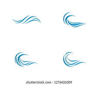 Wave symbol illustration