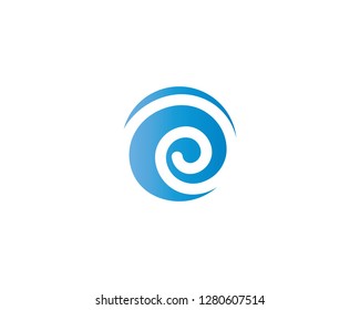 Wave symbol illustration