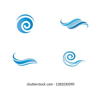 Wave symbol illustration