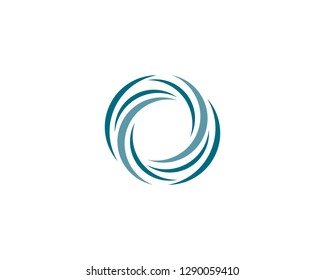 Wave symbol illustration