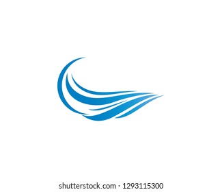 Wave symbol illustration