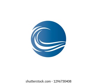 Wave symbol illustration