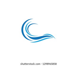 Wave symbol illustration