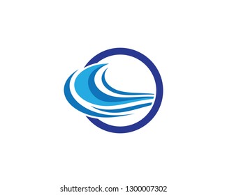 Wave symbol illustration