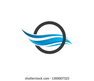Wave symbol illustration