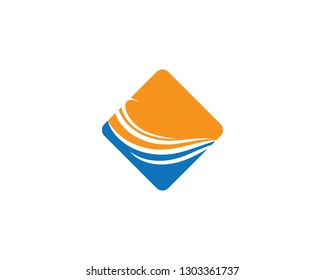 Wave symbol illustration