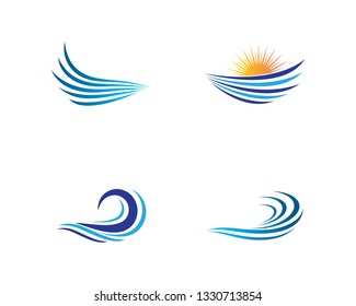 Wave symbol illustration
