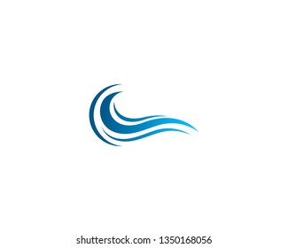 Wave symbol illustration