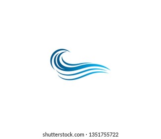 Wave symbol illustration