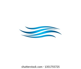 Wave symbol illustration