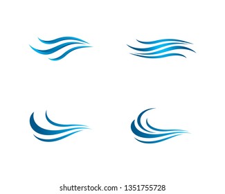 Wave symbol illustration