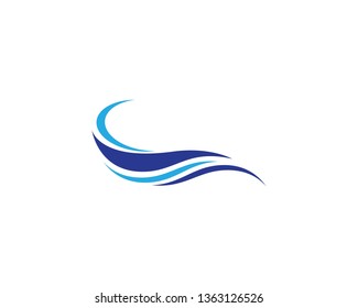 Wave symbol illustration