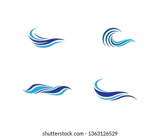 Wave symbol illustration