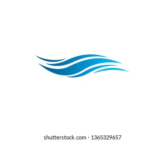 Wave symbol illustration