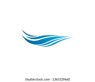 Wave symbol illustration