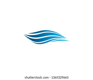 Wave symbol illustration