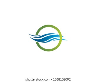 Wave symbol illustration
