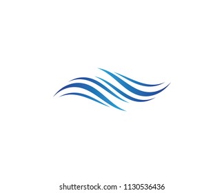 Wave symbol illustration design