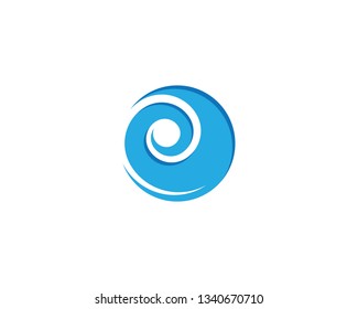 Wave symbol illustration design
