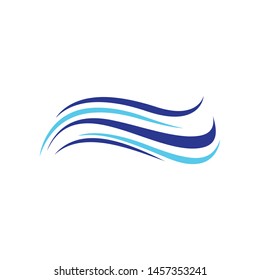 Wave symbol vector icon illustration design