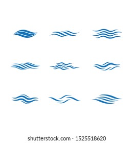 Wave symbol vector icon illustration design