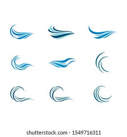 Wave symbol vector icon illustration design