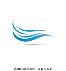 Wave symbol vector icon illustration design