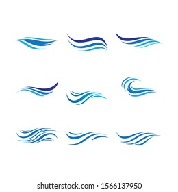 Wave symbol vector icon illustration design