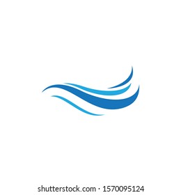 Wave symbol vector icon illustration design